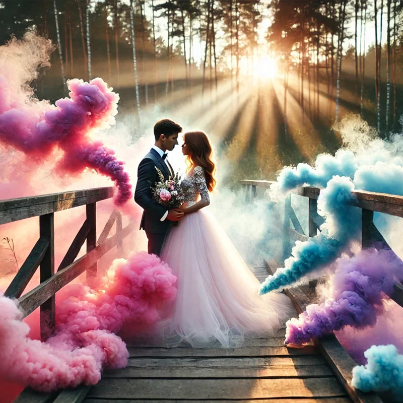 3 قطعة 8 ألوان الدخان ماجيك يده الدخان المرحلة ديكور استوديو الزفاف الضباب الدخان عصا جو الدعامة التصوير الدخان