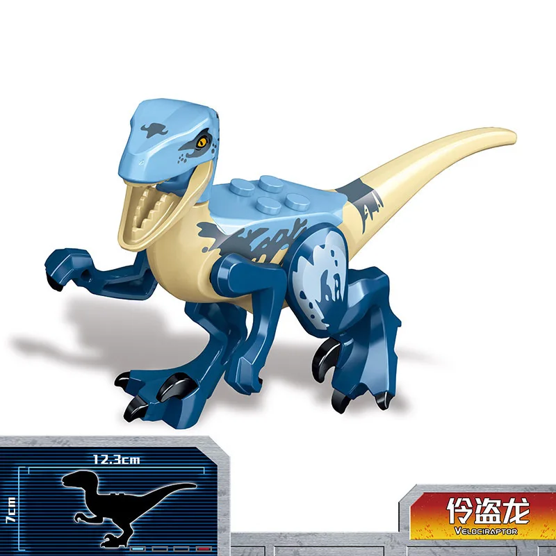DIY MOC Building Block Snake necked sickle  fire thief dragon tyrannosaurus pterosaur ankylosaurus Toys for Children Gifts