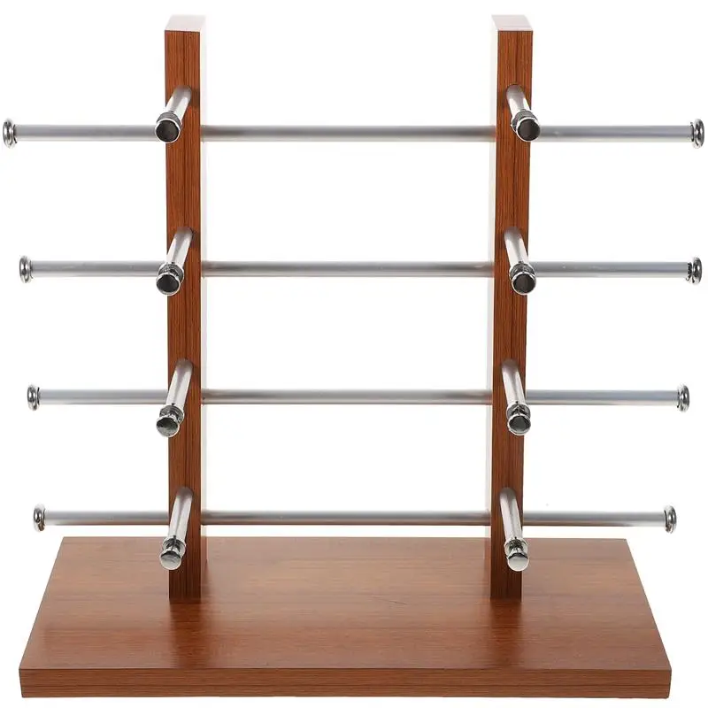 Multi Layers Wooden Sunglass Display Racks Shelf Eyeglasses Show Stand Frame Glasses Holder Jewelry Holder Organizer