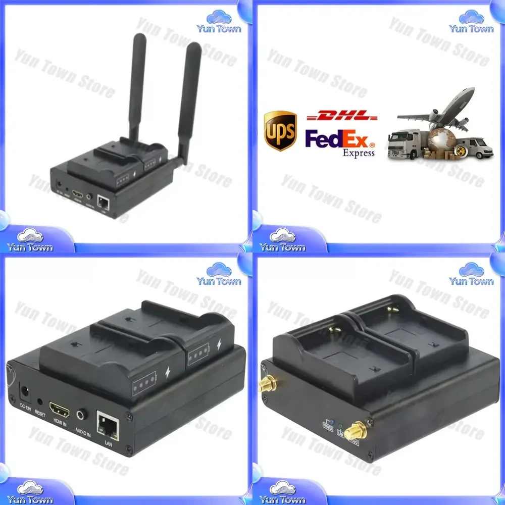 Video Capture Box Encoder for SRT RTSP H.265 H.264 Streaming with 2.4G 5.8G WiFi for OBS vMix Live Streaming Equipment