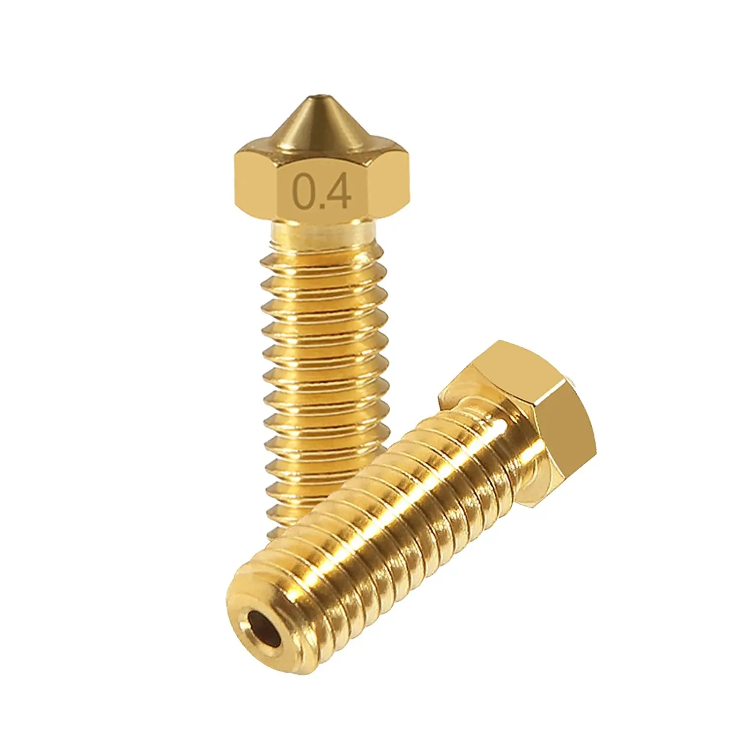 5pcs/Lot FLSUN SR 3D Printer Extruder Nozzle Super Racer Hotend Part Brass Print Head 1.75mm Consumables