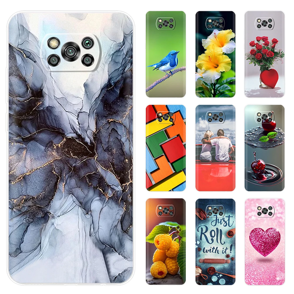Mobile Phone Bag Case For POCO X3 NFC Pro Case pocoX3 Clear TPU Soft Silicone Fundas For Xiaomi Poco M3 POCO X3 Pro Back Cover