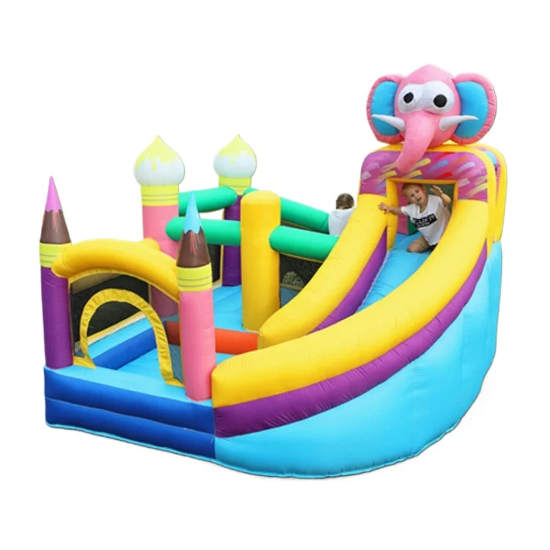 

Outdoor large trampoline slide outdoor obstacle course large amusement park equipment bouncy castle entertainment