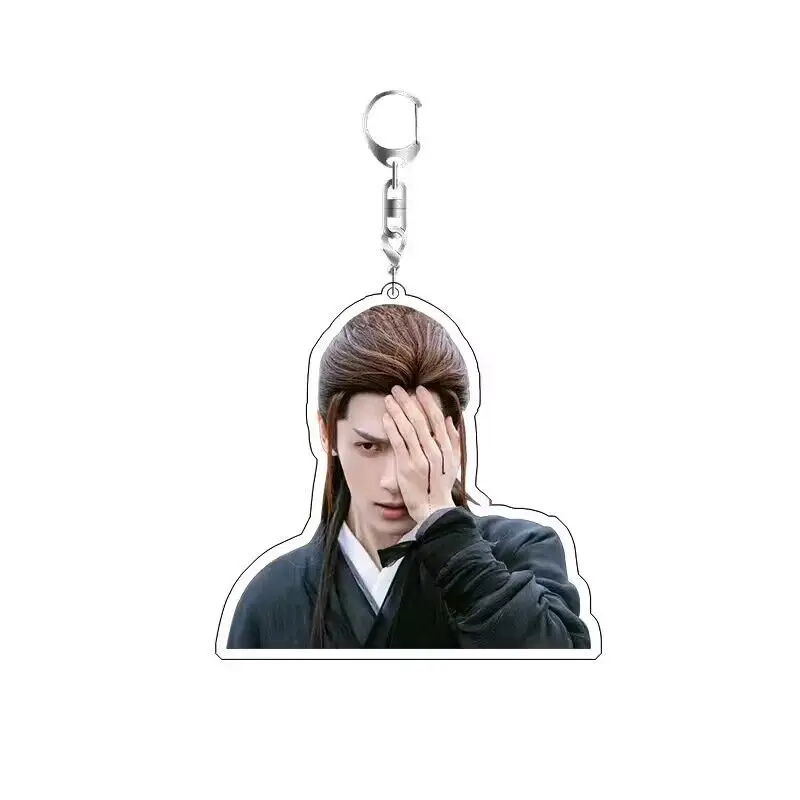 Luo Yunxi Cute Figure Keychain Till The End Of The Moon Cosplay Keychain Bag Pendant Jewelry Car Key Chain Key Ring Accessories