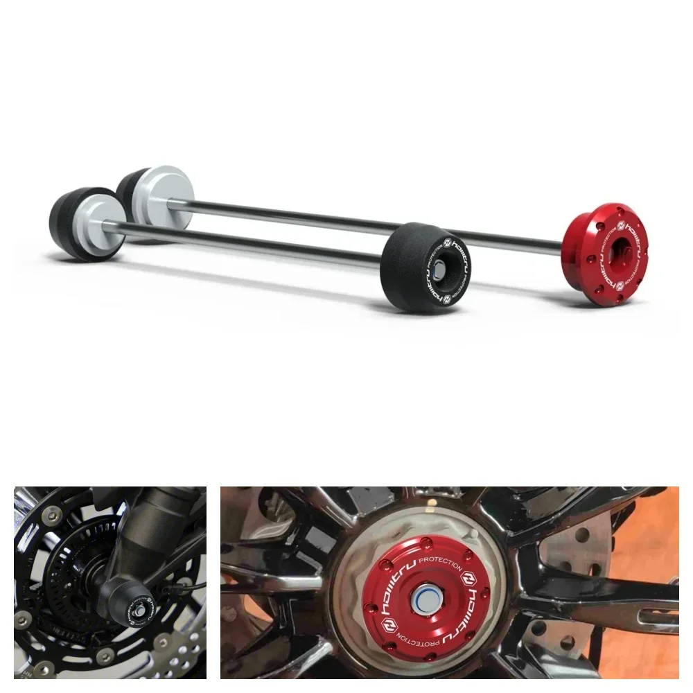 For Ducati Streetfighter V2 2022-2023 / Streetfighter V4 S SP SP2 2020-2024 Motorcycle Front Rear Wheel Axle Fork Crash Slider