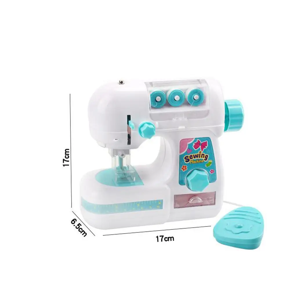 Máquina de costura de simulação infantil brinquedos educativos interessantes para meninas