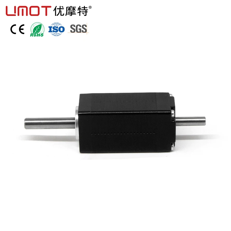 UMOT Nema 8 Dual-Shaft Stepper Motor 20X40mm 1.8° 0.8A 30mN.m High-Precision for High-Precision Positioning for 3DPrinte Machine