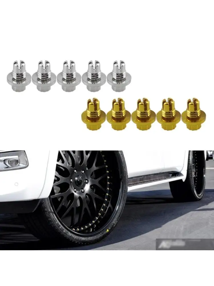 10Pcs Car Wheel Replacement Rivets Rim Accessory Wheel Lip Rivets For 6.8mm Hole Car Styling Wheel Rivets