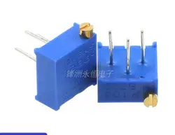 10PCS 3296P Trimpot Trimmer Potentiometer 3296 Variable Resist 1K2K5K10K20K50K100K200K500K1M 203 104
