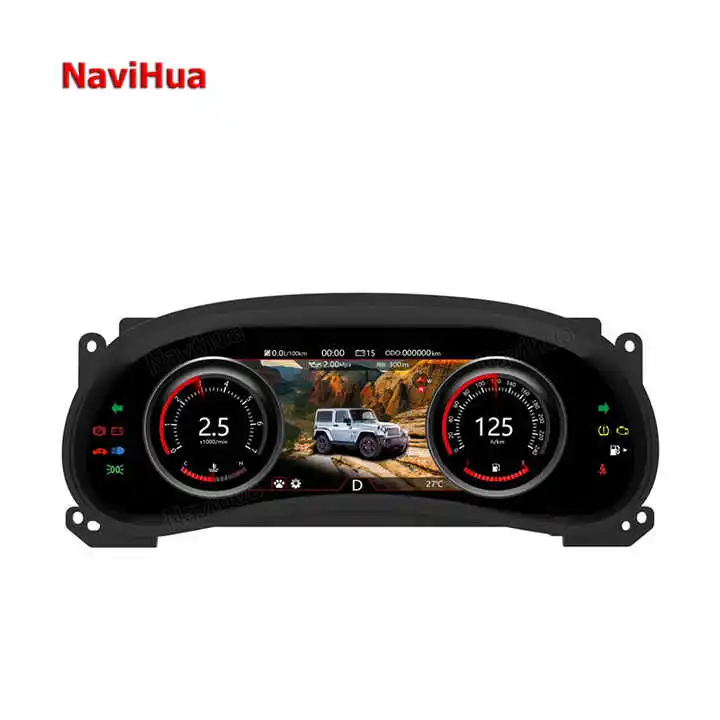 Aggiornamento per Jeep JL JK Wrangler 2011 sistema Linux LCD cruscotto tachimetro multifunzione quadro strumenti digitali