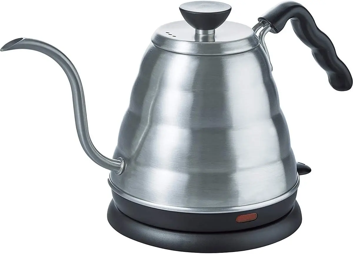 

Electric Gooseneck Drip Kettle, 800ml Silver, Precise Pouring for Coffee Brewing