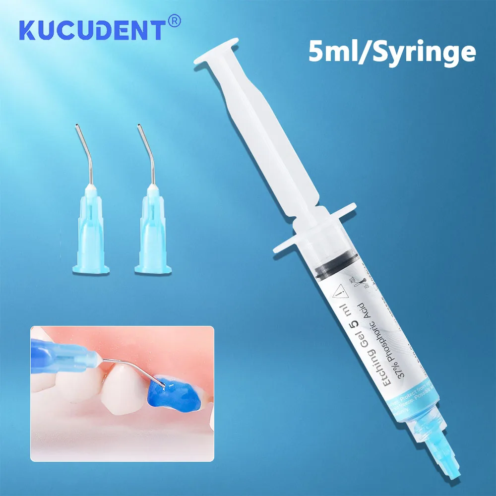 5 مللي/حقنة الأسنان 37% حمض الفوسفورك النقش جل المحفور جل وكيل لتقويم الأسنان لاصق علاج علاج تبييض الأسنان القشرة #1