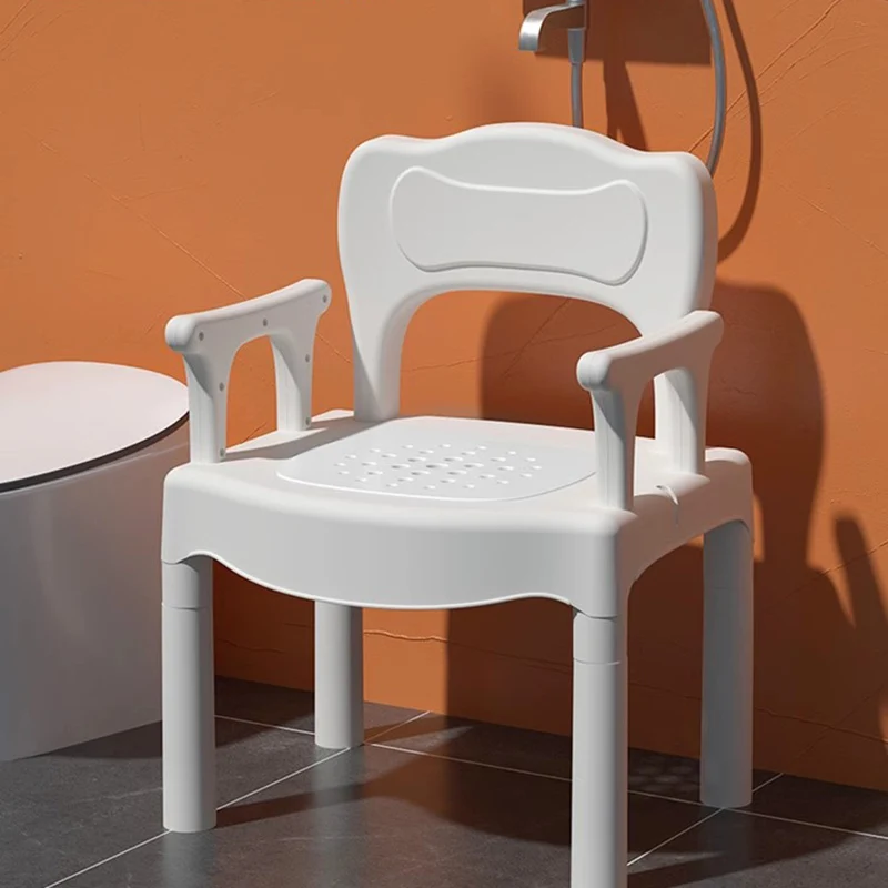 

White Vanity Bathroom Chair Squat Baby Living Room Medical Children Stool Disabled Makeup Taburete Plegable Trendy Furniture