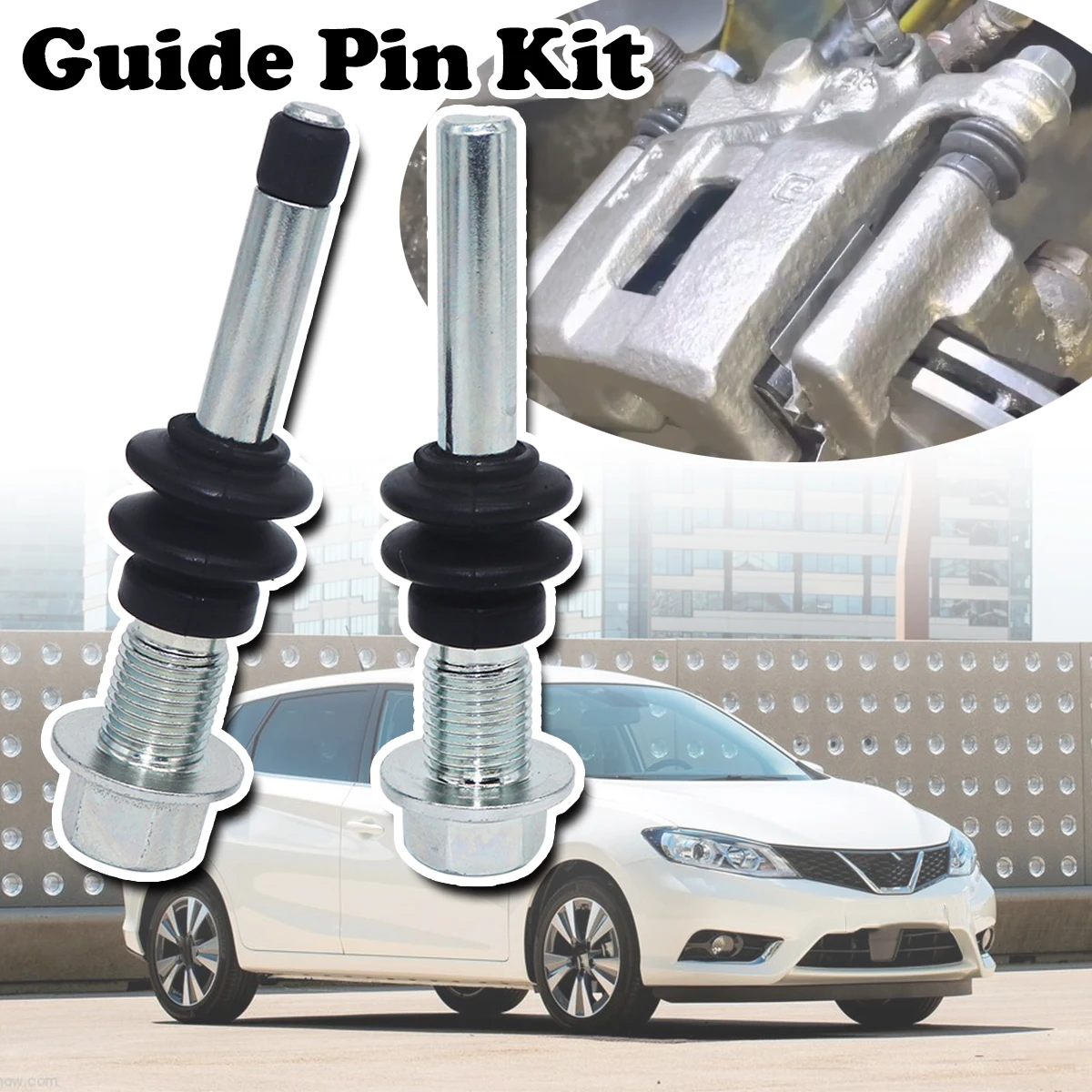 Rear Brake Caliper Cylinder Slider Guide Pin Left Right Disc Housing Bolt Spare Parts For Nissan Pulsar Tiida Cube Z12 2004 2008