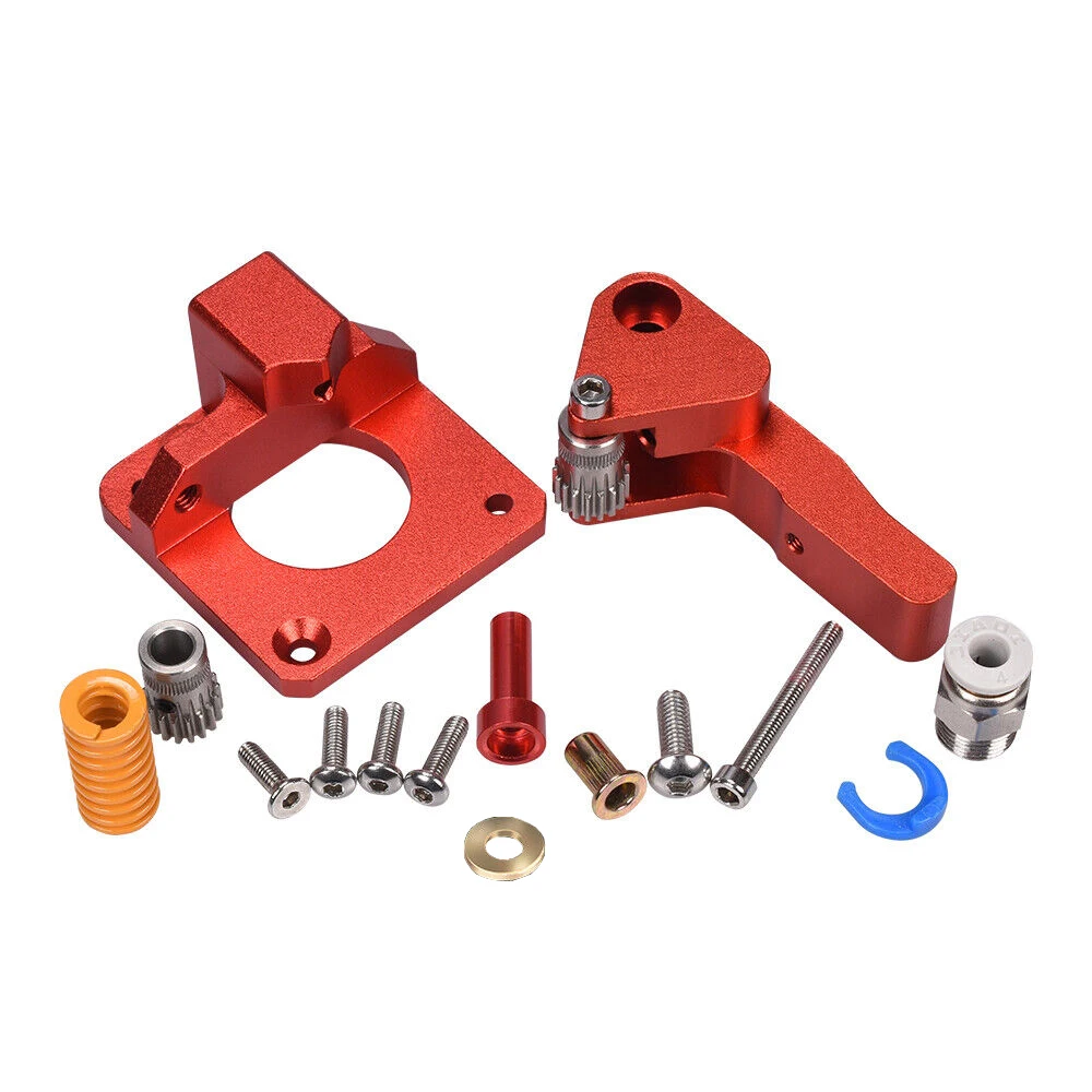 Ulepsz wytłaczarkę z podwójną przekładnią z myjką do Creality Ender 3 V2 Pro,Ender 3 Neo CR10 CR10S 3D części do drukarek z metalowym podajnikiem