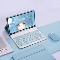 Para Samsung Galaxy Tab A9 8,7 pulgadas tabletas Funda para teclado cubierta de teclado desmontable para Samsung Tab A9 SM-X110/X115/X117 Funda