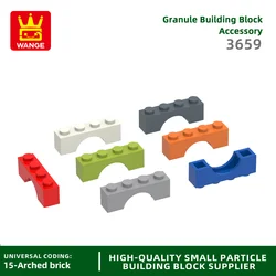 Wange81Pcs/Lot36591x4x2Flat Arch Building Blocks MOC Construction Accessories Parts Compatible with Brick Children Toys Gift Box