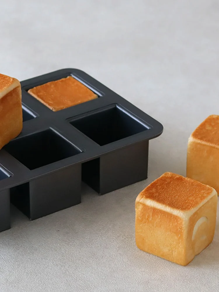 

FLcotta квадратный тостер для хлеба, торт с фунтом 6, соединенный квадратный противень для выпечки торта, инструмент для домашнего использования, антипригарное покрытие, углеродистая сталь