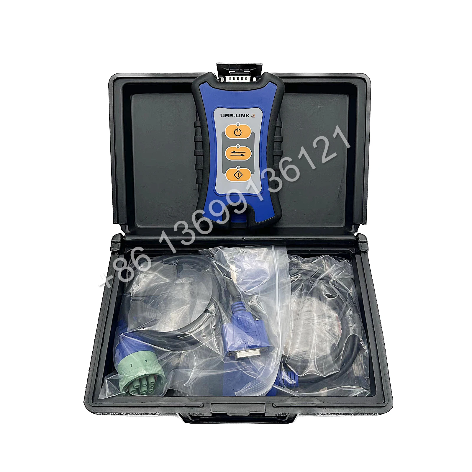 NEXIQ 3 USB رابط أداة تشخيصية 121054 N3 سائق شاحنة عالمية حفارة ديترويت ديزل رابط البيانات محول الماسح الضوئي