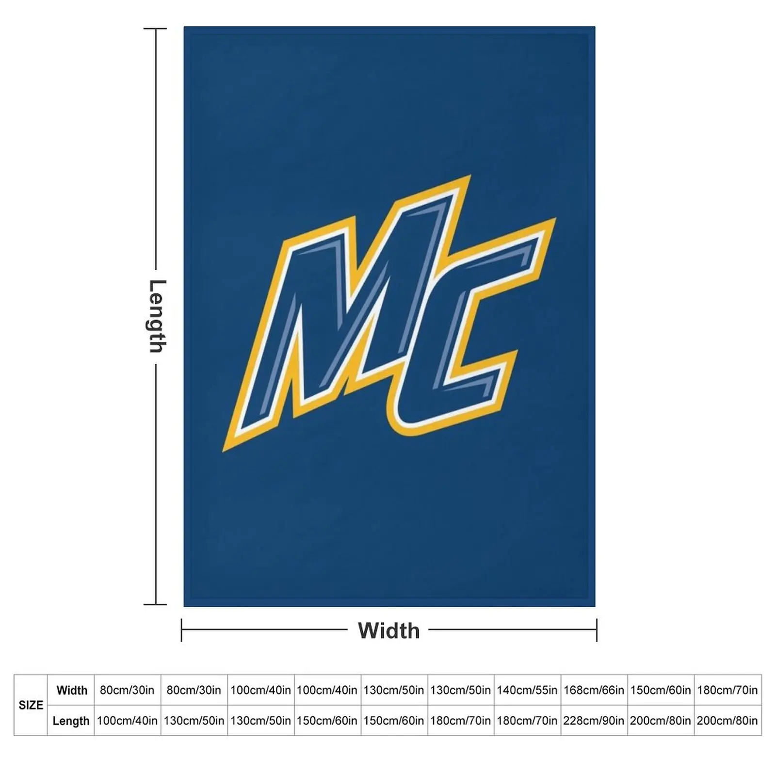 Merrimack Warriors Throw Blanket Luxury St Custom blankets ands christmas gifts Blankets