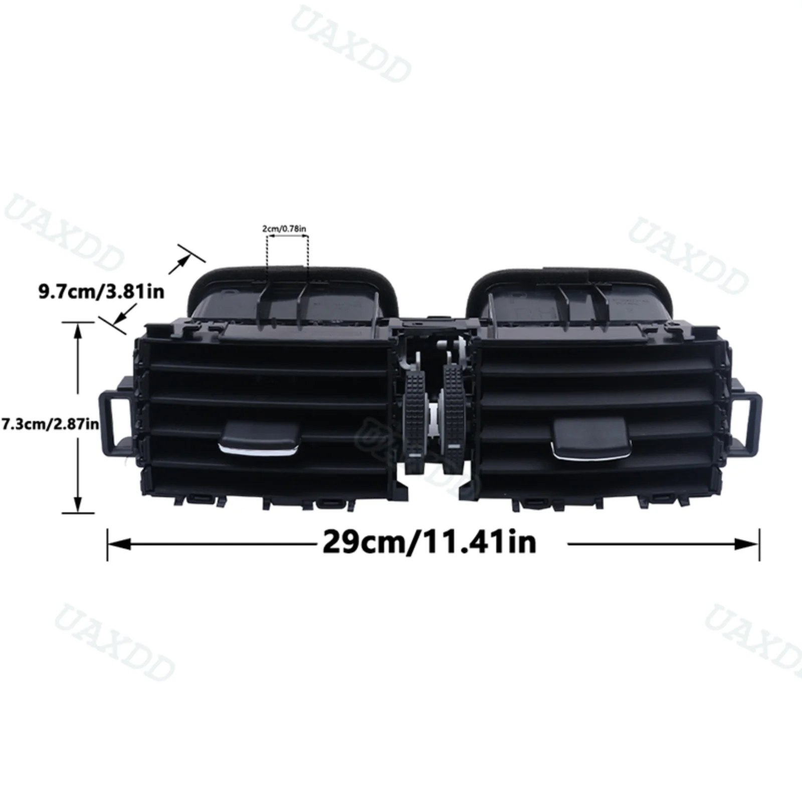 Car For 2010-2017 Toyota Prado Middle Air Outlet Two Side Vent Grille Ventilateurs Accessoire Voiture Conditioning AC Automotive