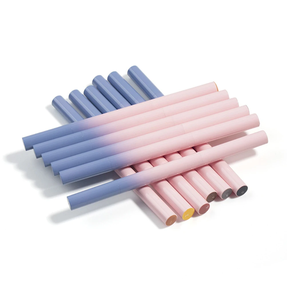 9-Farben-doppiger, ultrafeiner Augenbrauenstift, Private Label, natürlich, langlebig, schweißfest, individuelles Logo, Make-up, tierversuchsfrei