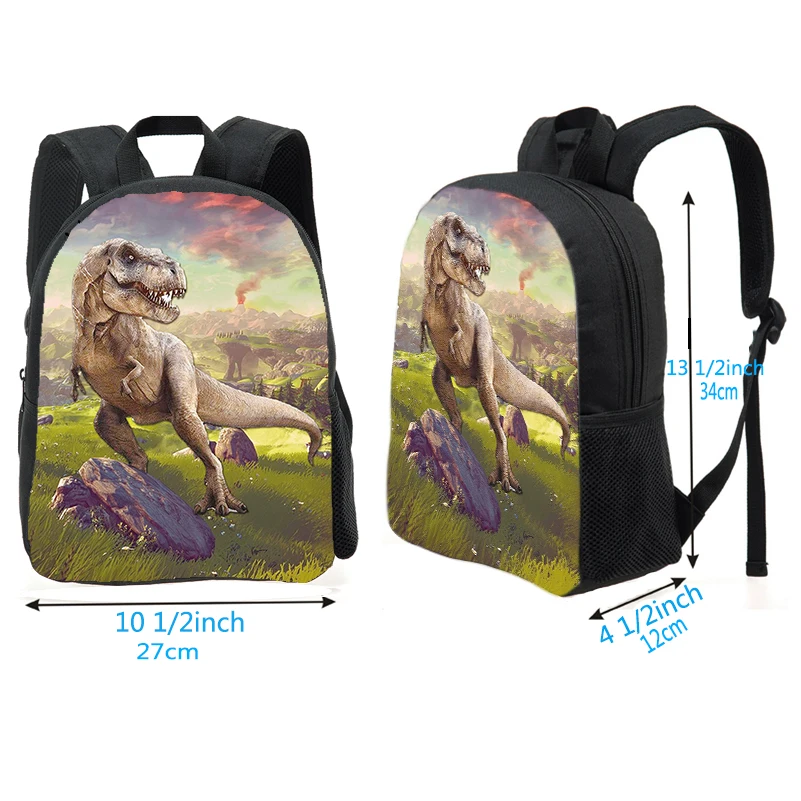 Backpack for Boys 3-6: Kids backpack for Boys Girls - 13 inch Preschool Kindergarten Backpacks - Dinosaur