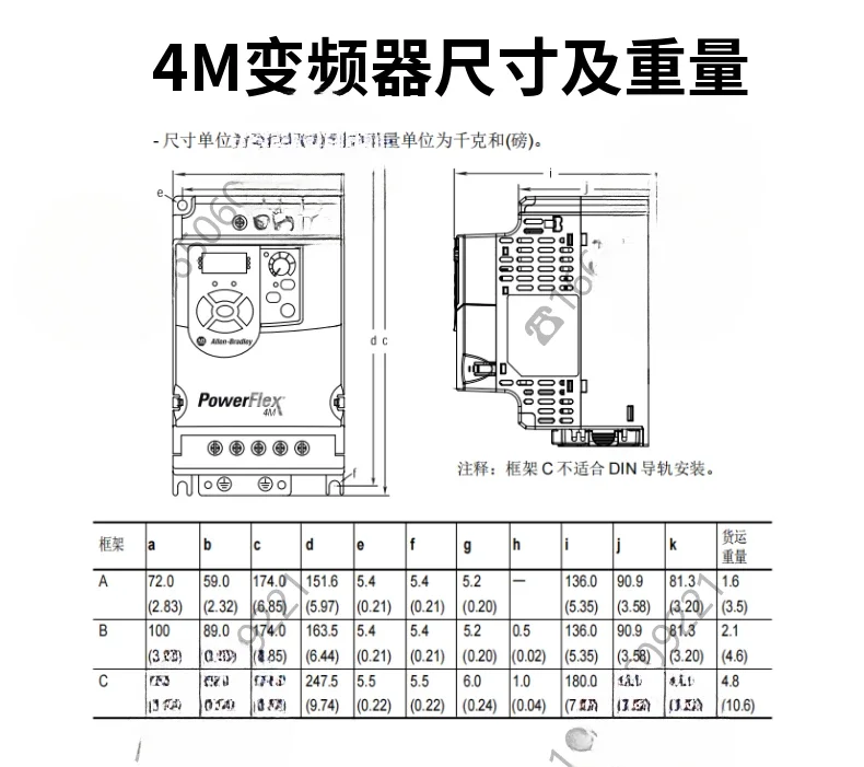 محول تيار متردد ثلاثي الطور 480 فولت 0.4/0 75/1.5/2.2/3 7/5.5/7.5/11 KW-AB عاكس #4