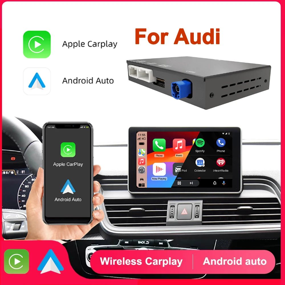 OEM Bildschirm Upgrade Drahtlose Carplay Auto Für Für Audi 2014-2022 MIB A4/A5/A6/A7/Q2L/Q5L/Q7