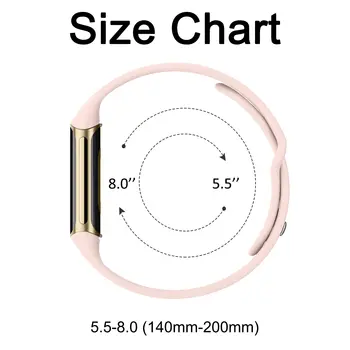 適用於 Fitbit Charge 5/6 的矽膠花朵雕刻錶帶,運動錶帶,也適用於 Fitbit Charge 6/5 腕帶 8 最佳銷售 Fitbit Charge 5 錶帶 - №8