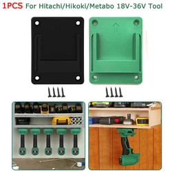 1PCS Tool Holder Dock Mount for Hitachi/Hikoki/Metabo 18V-36V Fixing Devices Drill Holder Machine Storage Bracket Stand Slots