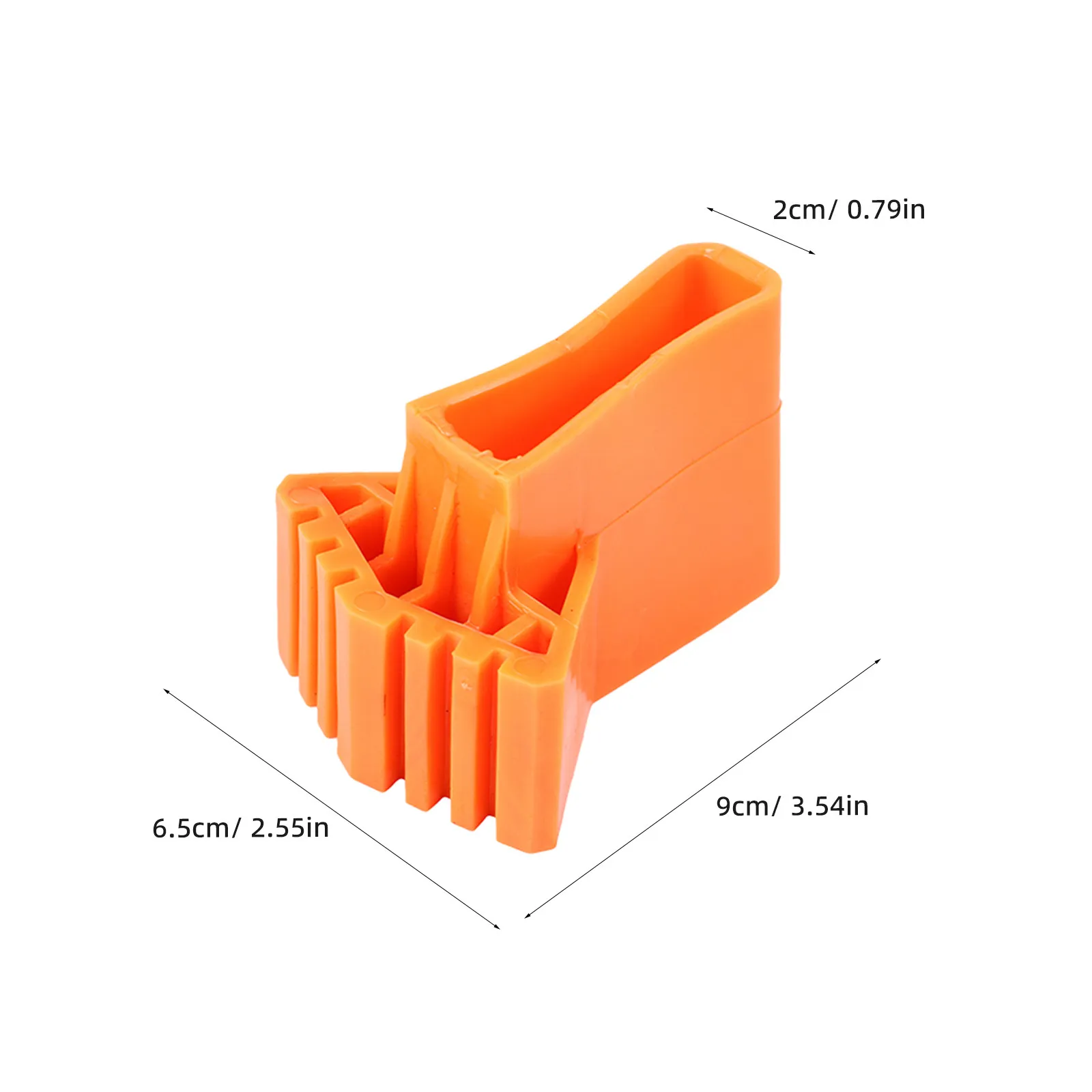 2Pcs Folding Ladder Feet Protector Non-Slip Thickened Rest Mat for Aluminum Steel Ladders Floor Protection Wear Resistance