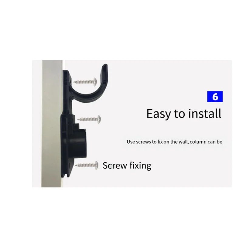 A19Q-Een Stuk Muur EV Charger Kabel Houder Hoofd Socket Voor EV Charger Connector