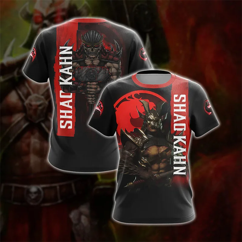 T-shirts Game Mortal Kombat 3D Print Summer Tees Round Neck Short Sleeve Kids TShirt Oversized Men Women Unisex Tops Clothes