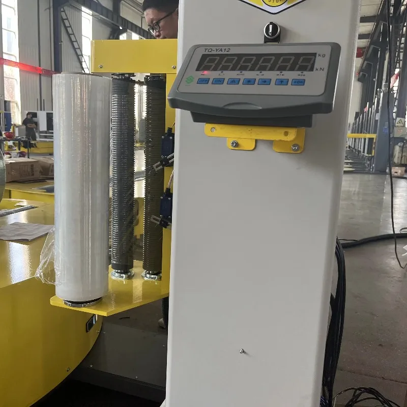 Automatic Paper Roll Turn Around Turntable Stretch Pallet Wrap Machine Custom & Bulk Order