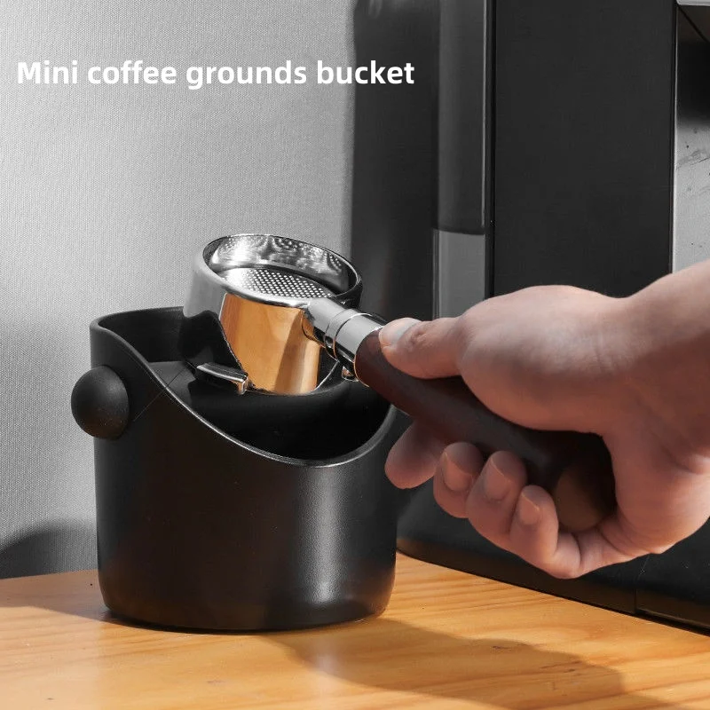 1PC Kaffeesatz Pulver Eimer Espresso Maschine Griff Knockbox Container Organizer ABS Dregs Slot Abfall Dregs Recycling Bin ﻿