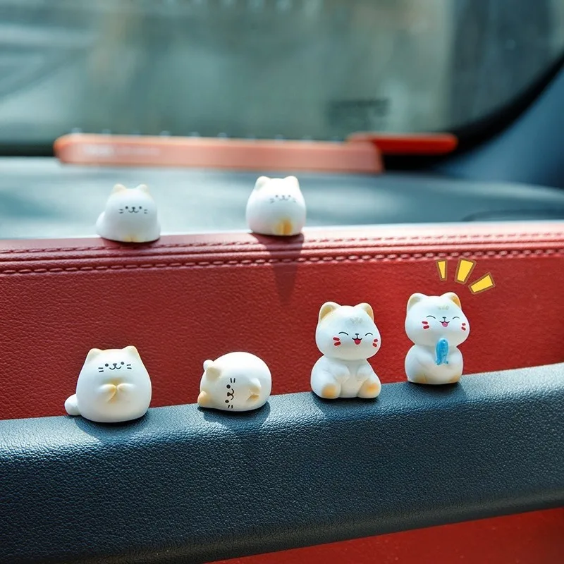 

Micro Landscape Creative Cute Little Cat Doll Ornament Gardening House DIY Decoration Accessories Desktop Small Ornament