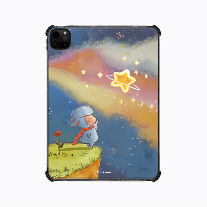 

Cartoon Star Sheep Acrylic IPad Case for 10.9inch IPad Air 4 5 6 11inch 12.9inch IPad Pro 2020 ~ 2024 Protective Back Cover