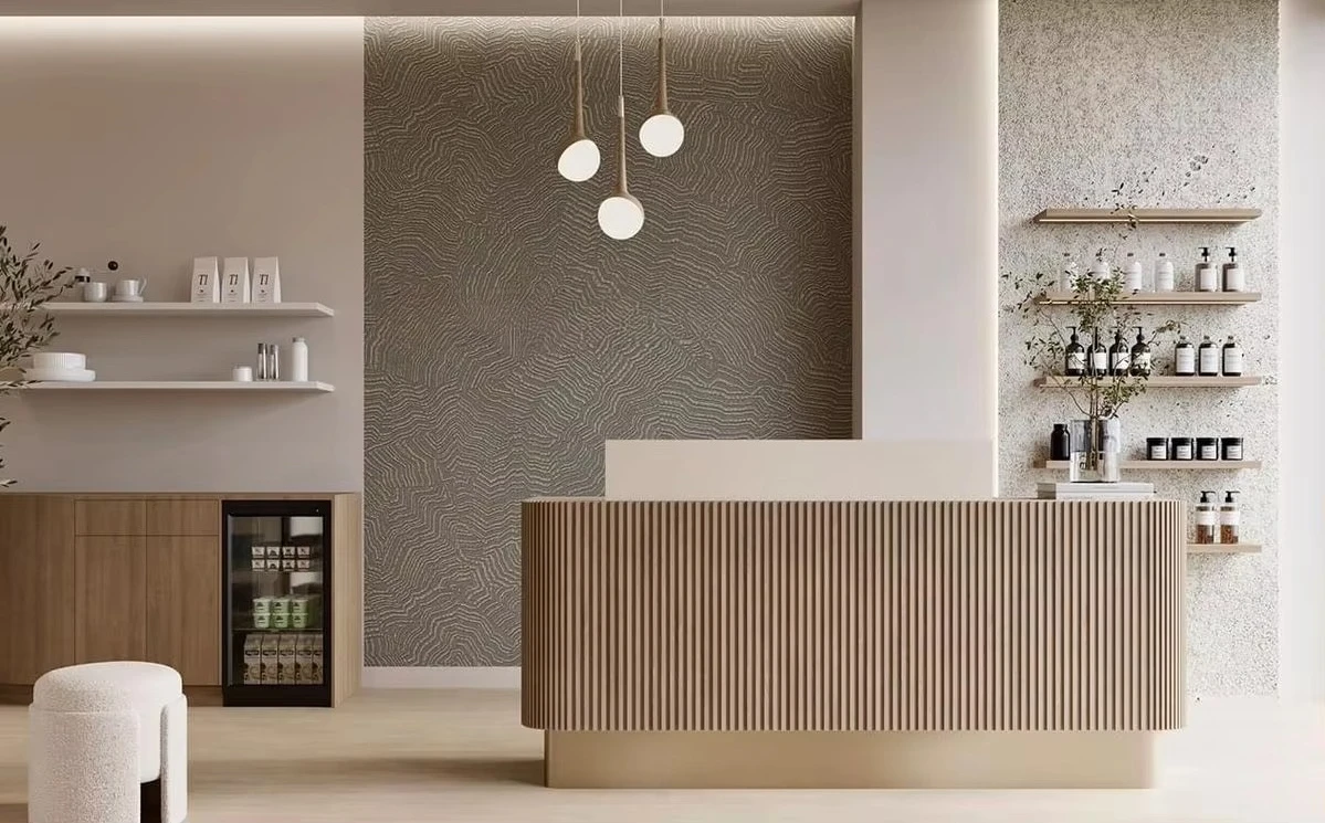 

&c Hotel Office Cashier Front Reception Desk Checkout Counter Nail Beauty Salon Reception Desk With Led Lights