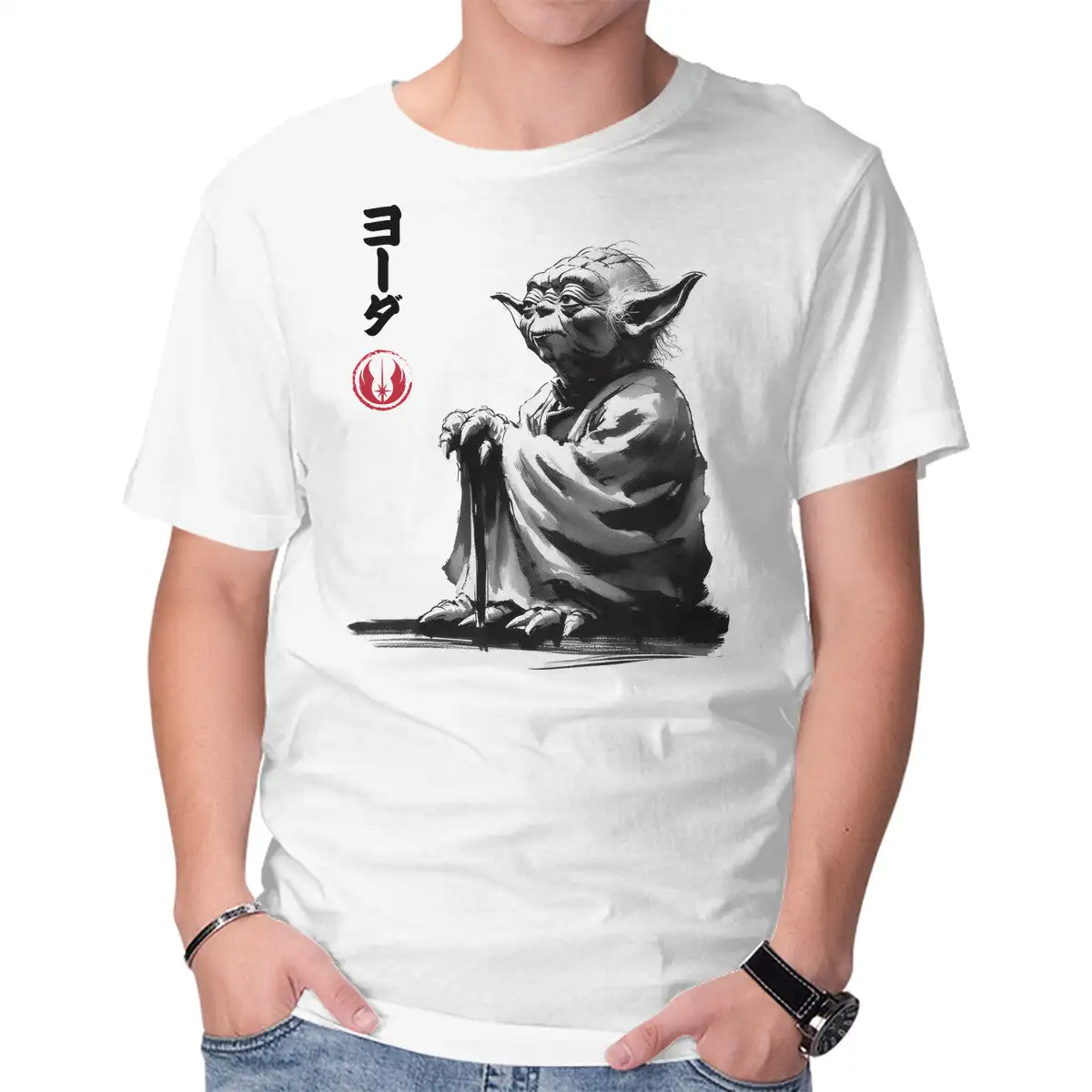 The Master Sumi-e Anime Graphic T-shirts For Men Clothing Women Short Sleeve Tees Vintage High Quality 100%Cotton