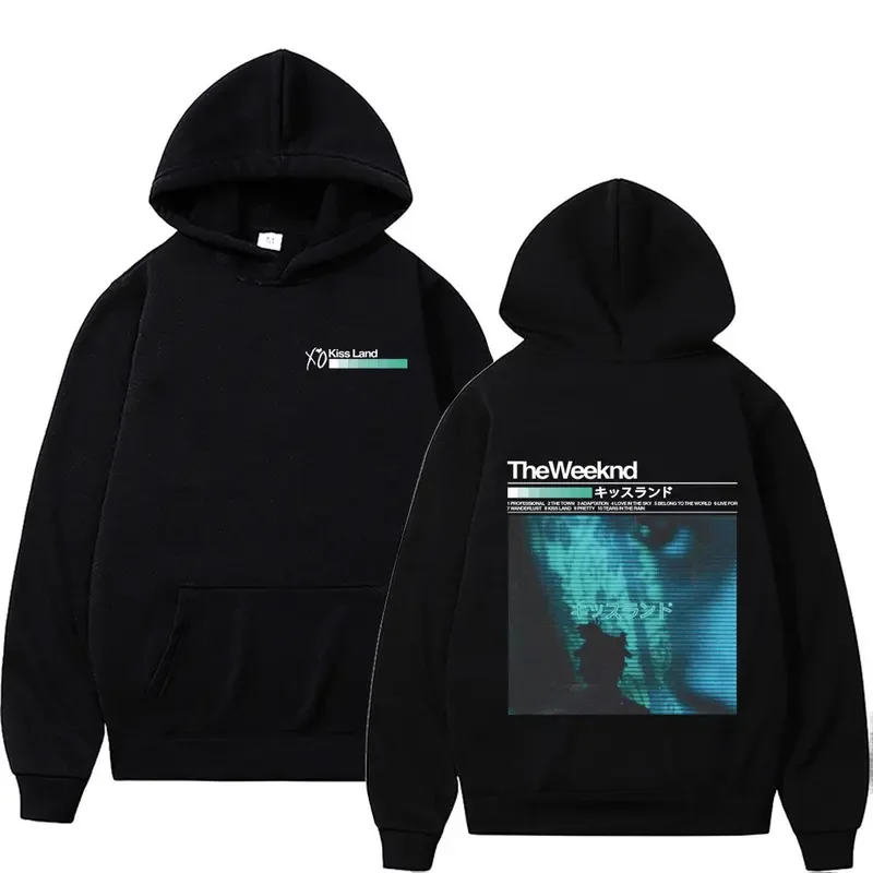 

Weeknd многосторонние графические толстовки Ретро музыкальный альбом большие пуловеры свитшоты для мужчин женщин Харадзюку хип-хоп толстовка уличная одежда