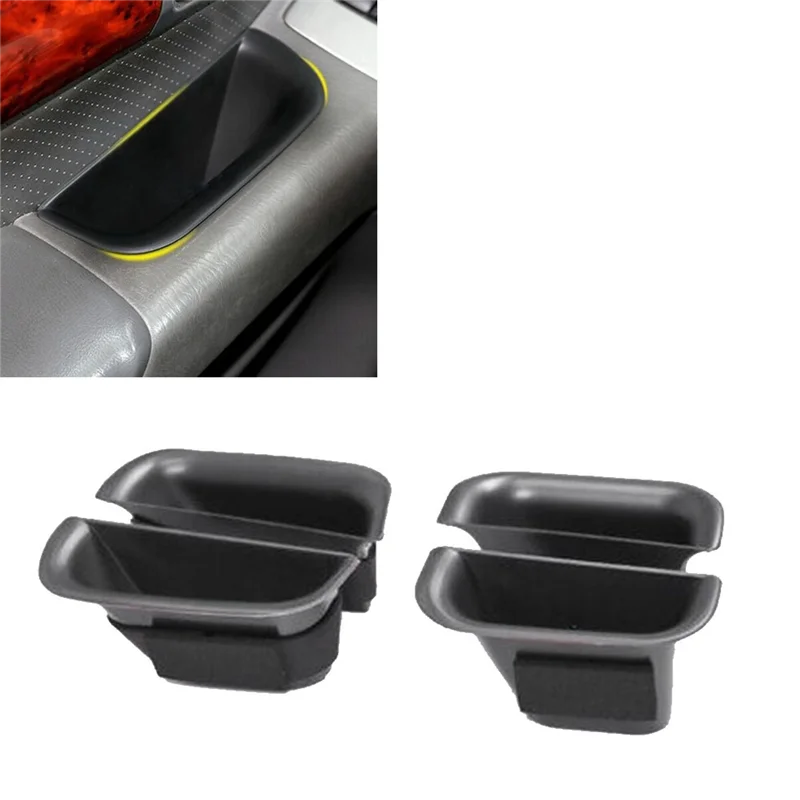 1Set Car Inner Door Holder Armrest Storage Box for Toyota Prado Lexus GX470 2004-2009 Glove Organizer Container Tray A