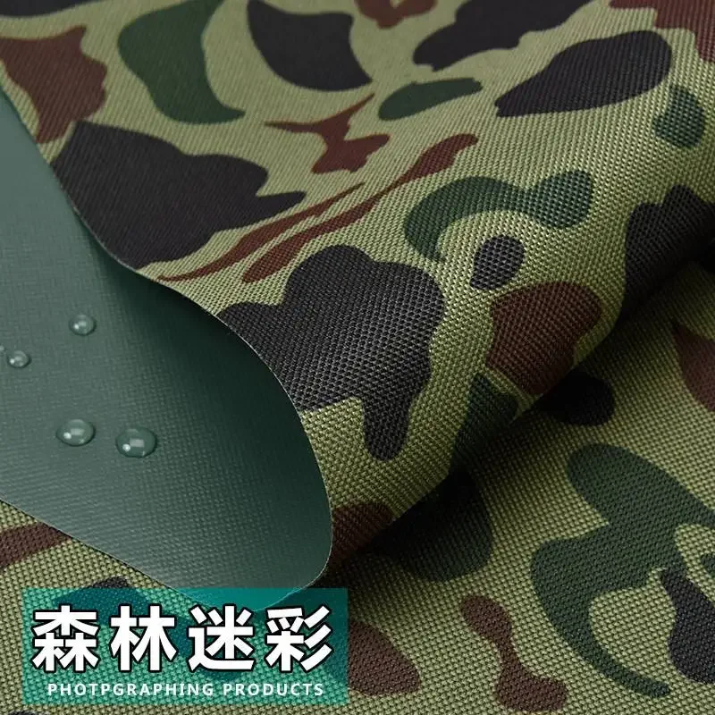 Verdikte waterdichte Oxford-doek 600D camouflagedoek PVC zelfklevende coating canvas luifel tentbagage buiten regendichte stof
