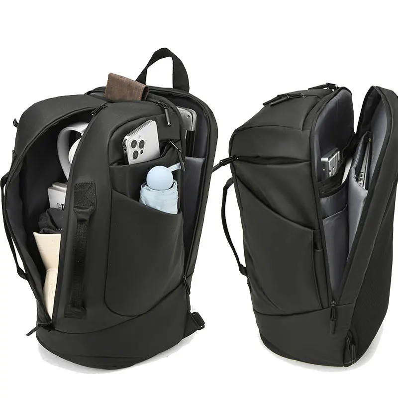 حقيبة ظهر للياقة البدنية والسفر من القماش الخشن بسعة كبيرة للأعمال الخارجية والتنقل والتخييم والمشي لمسافات طويلة مع جيب للأحذية وحزمة رحلة الأمتعة #3