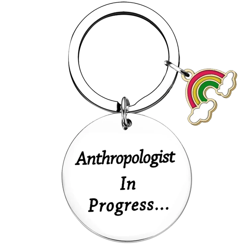 New Future Anthropologist Gift Key Chain Ring Anthropology Student Gift keychains pendant Anthropologist in Progress Gift