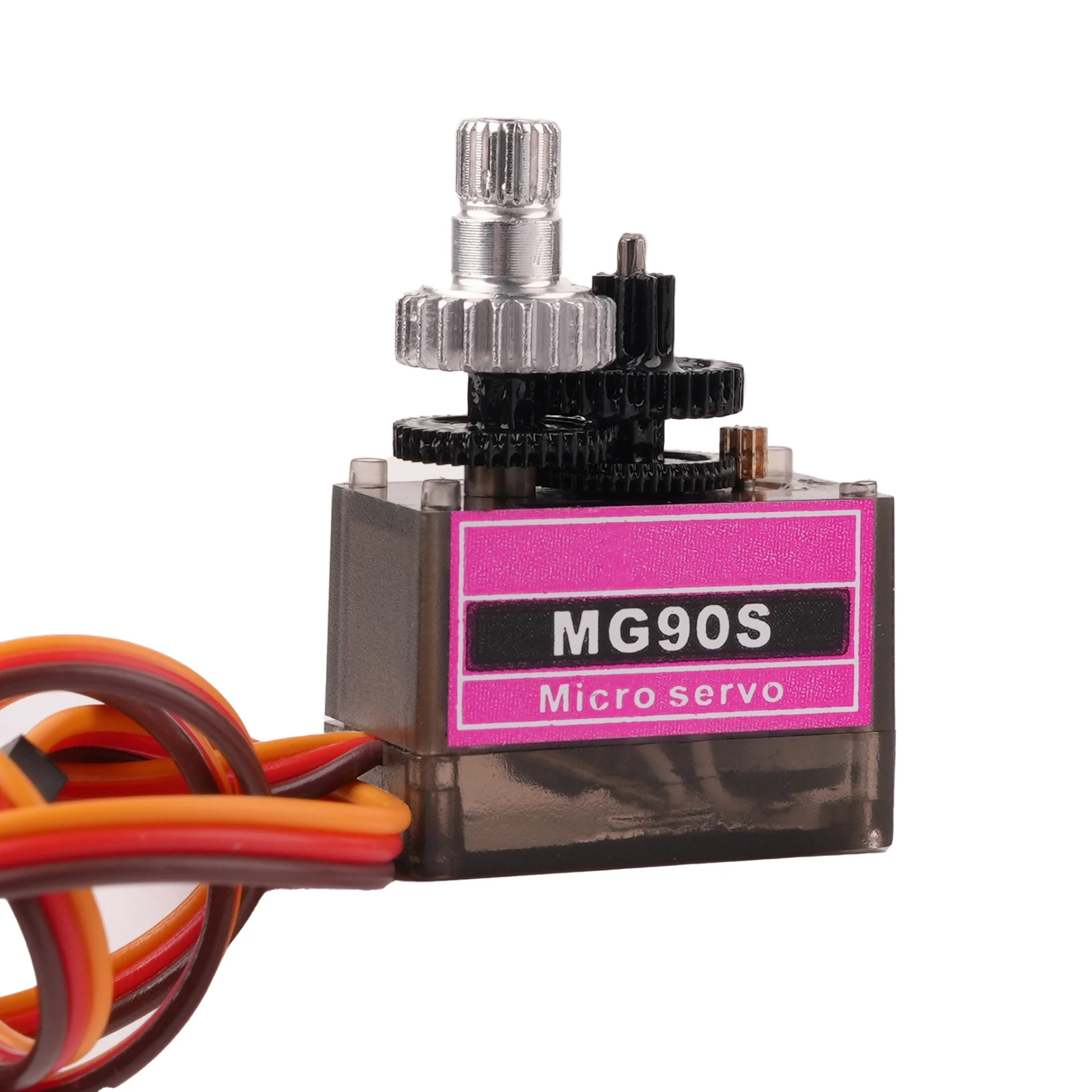 محرك مؤازر رقمي صغير 9 جرام معدني + محرك بلاستيكي مصقول MG90S 180/270/360 °   عزم دوران عالي لسيارة RC روبوت نموذج طائرة لعبة ذاتية الصنع