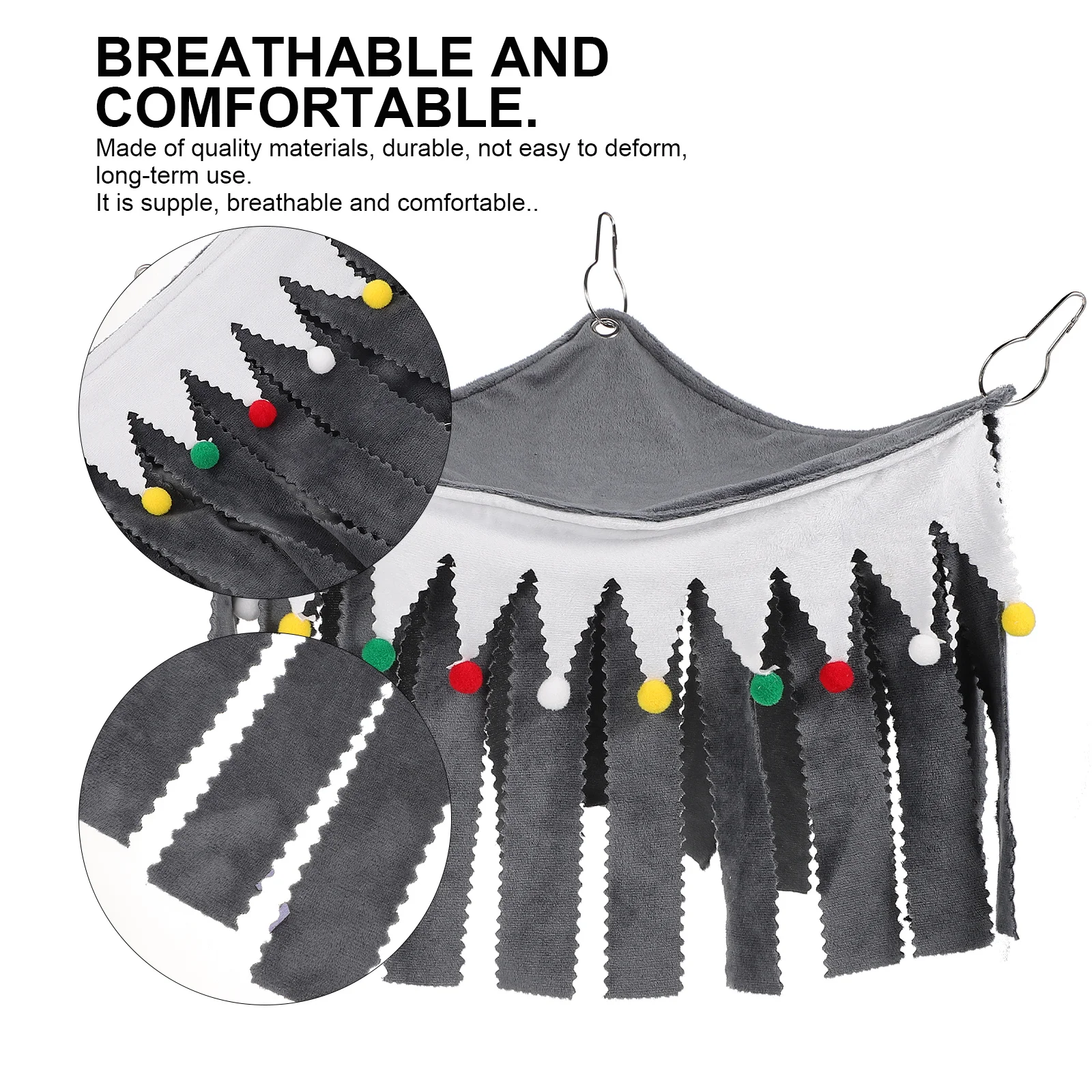 

1 set Hamster Hideaway Three-Sided Corner Tent For Small Pets Squirrel Chinchilla Guinea Pig Hammock Small Animal Hideout