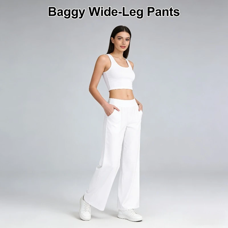 

2026 New Women's Flare Yoga Pants High Waisted Wide Leg Bootcut Trousers Soft Lightweight Stretch Casual Lounge Athleisure Wear