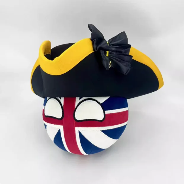 Countryballs pluche pop VS Rusland Frankrijk UK Verenigde Staten Koninkrijk Sovjet-Unie Country Ball Polandball gevuld kussen speelgoed cadeau