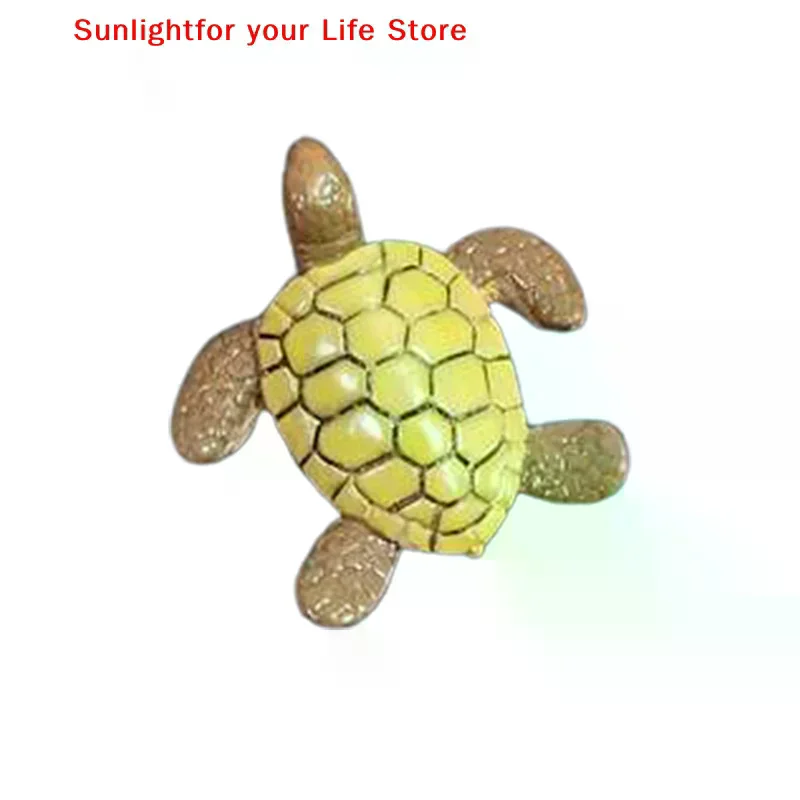 

1pc Mini Sea Turtle Model Resin Ornaments Aquarium Fish Tank Home Landscape Decoration Accessories Fine Workmanship Layout Prop